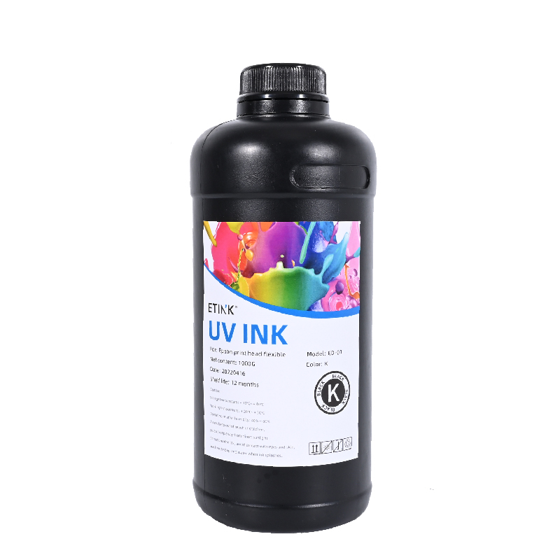 UV-ledd mjukt bläck är lämpligt för Epson Print Head för att skriva ut läder